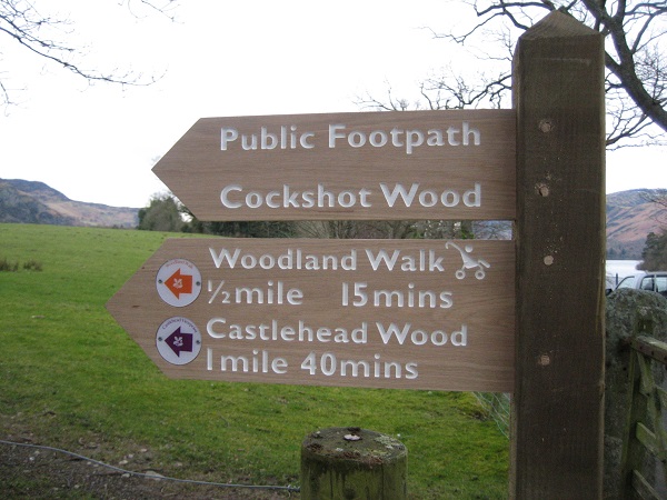 Cockshot Wood Fingerpost