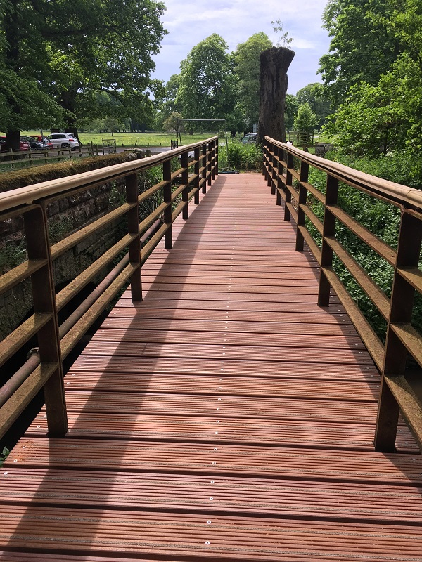Re-decked Pedestrian Wooden Footbridge
